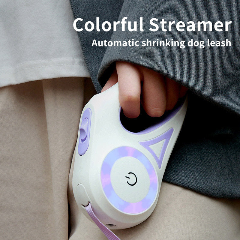 Ultimate Retractable Dog Leash & Collar Set With Built-in Spotlight – Control & Safety - Blicksel