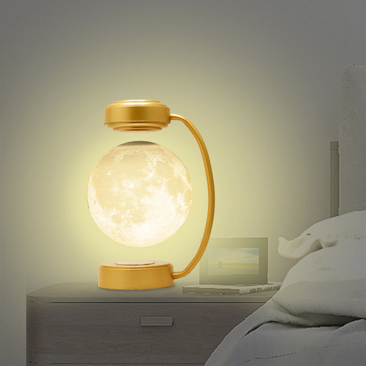 Levitating 3D Moonlight – Elegance in Suspension