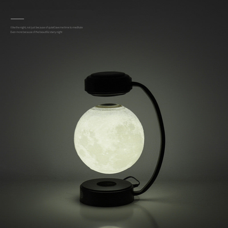 Levitating 3D Moonlight – Elegance in Suspension