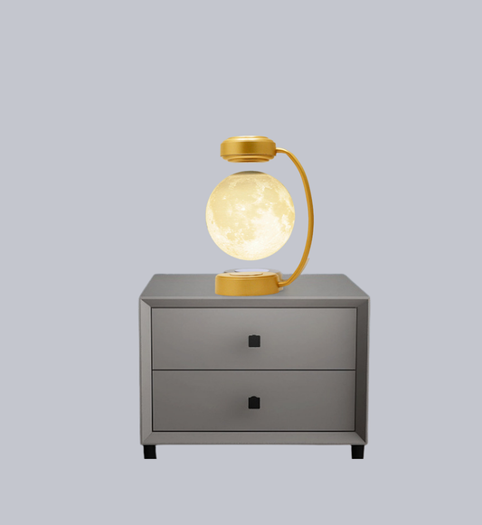 Levitating 3D Moonlight – Elegance in Suspension